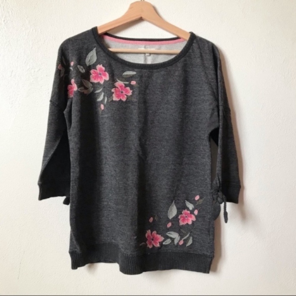 Maurices • Floral Embroidered Sweater